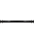 Front view of a 7,000 pound capacity straight trailer axle with idler hubs.