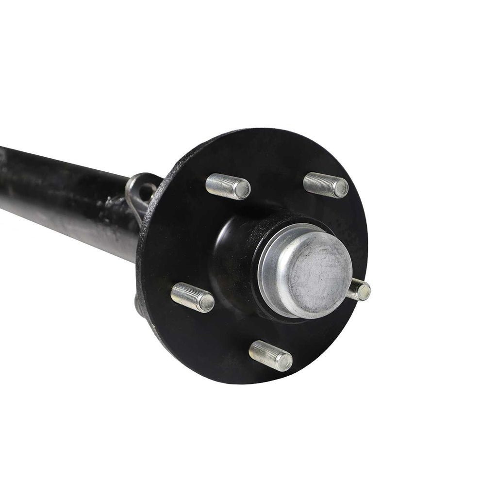 3500 lb Trailer Axle With Idler Hubs | Round Straight | Trailer Axle Store